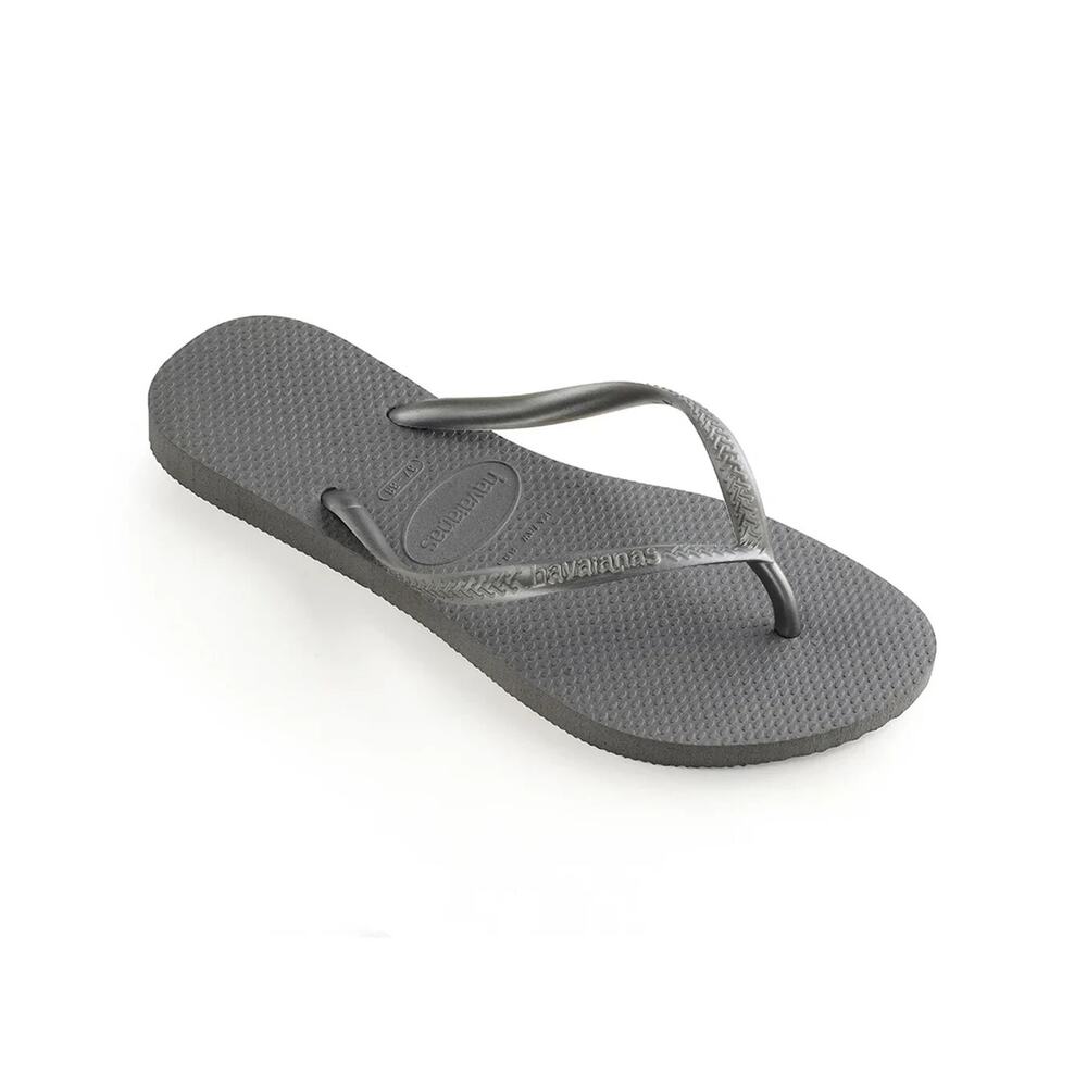 Havaianas Women's Slim Flip-flop Sandals, Steel Gray Size 6W